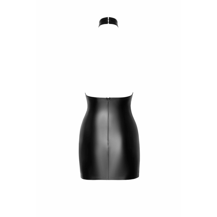 Платье Noir Handmade F311 Eros, XXL, black, мини, юбка под латекс, верх — сетка, открытая спина