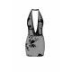 Сукня Noir Handmade F313 Mythos, XL, black, прозора, міні, відкрита спина, декор зі стразів