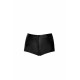 Шортики Noir Handmade F318 Wild, M, black, под латекс, крокодиловый принт, с доступом