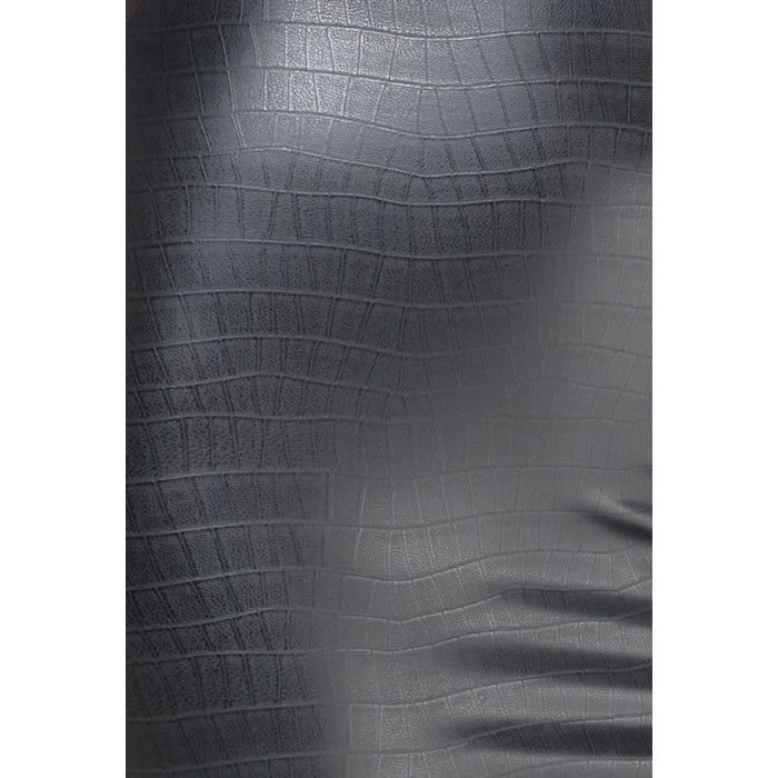 Трусики-стринги Noir Handmade P012 Wild, XL, под латекс, крокодиловый принт, застежки по бокам