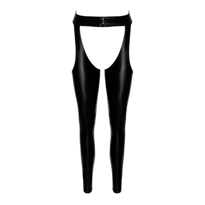 Леггинсы Noir Handmade F323 Rebel, XXL, black, под латекс, с открытыми бедрами и ягодицами