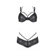 Комплект Passion DROSERA BIKINI black, L/XL, бюстгальтер и трусики-кюлоты
