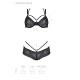 Комплект Passion DROSERA BIKINI black, L/XL, бюстгальтер и трусики-кюлоты