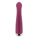 Вибратор с ротацией Satisfyer Spinning G-Spot 1 Red, плоская площадка для стимуляции точки G
