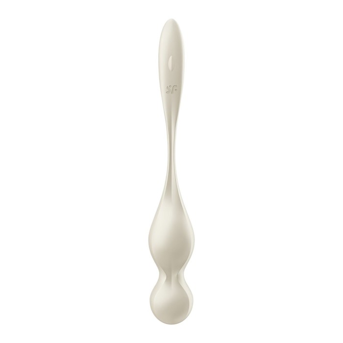 Вагинальные смарт-шарики с вибрацией Satisfyer Love Birds 1 Connect App White, 78 г