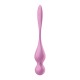 Вагінальні смарт-кульки з вібрацією Satisfyer Love Birds 1 Connect App Pink, 78 г