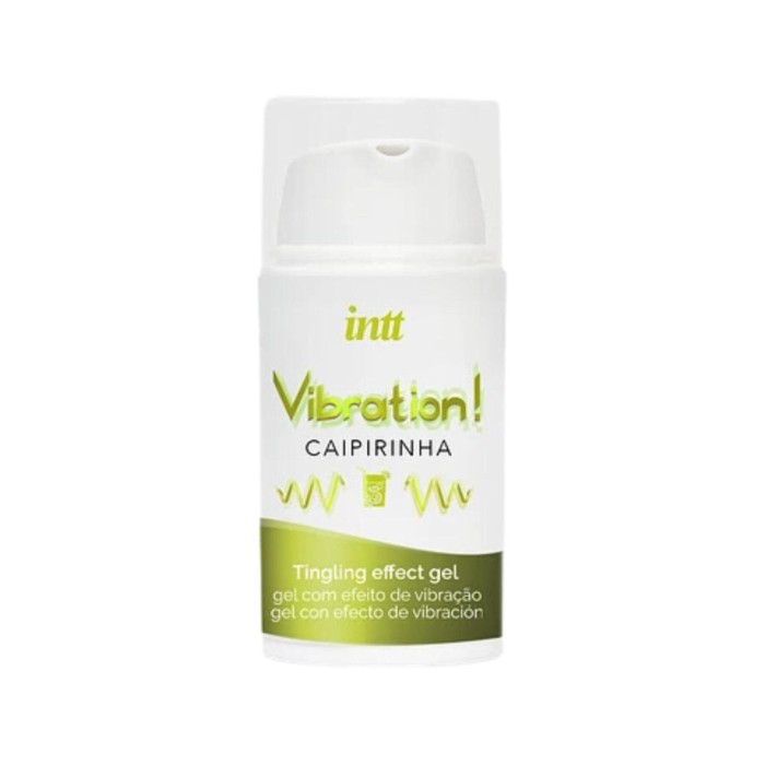 Рідкий вібратор Intt Vibration Caipirinha (15 мл), густий гель, дуже смачний, діє до 30 хвилин