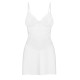 Пеньюар Obsessive Alissium chemise & thong, XL/2XL, кружевной лиф, стринги в комплекте