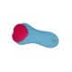 Вибратор в трусики FairyGasm HeartGem blue, на магните, пульт ДУ