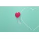Вибратор в трусики FairyGasm HeartGem green, на магните, пульт ДУ