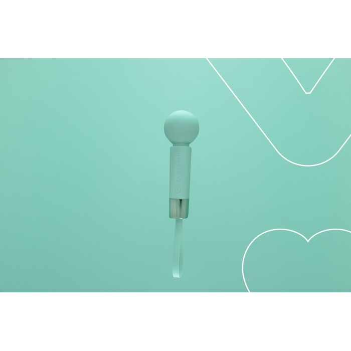 Мини-вибромассажер FairyGasm Pearlstasy green