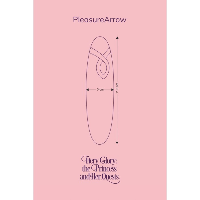 Мини-вибратор FairyGasm PleasureArrow green