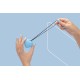 Мини-вибратор «Сердечко» FairyGasm PleasureStone blue, 9 режимов, на шнурке