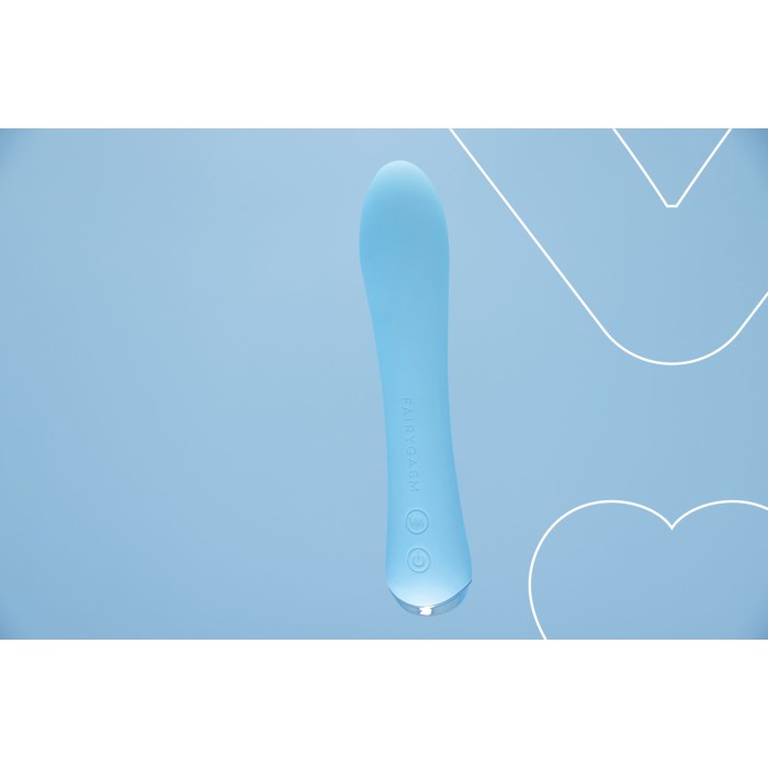 Вибратор с подогревом FairyGasm WowGenie blue, подогрев до 42 °C