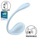 Смарт-виброяйцо Satisfyer Smooth Petal Connect App Light Blue