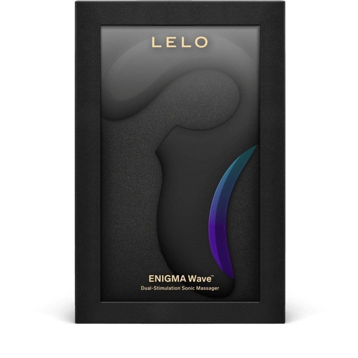 Клиторально-вагинальный звуковой стимулятор LELO Enigma WAVE Black, 3 типа стимуляции