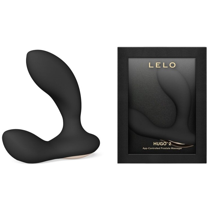 Смарт-масажер простати LELO Hugo 2 Black, 2 мотори, підвищена потужність