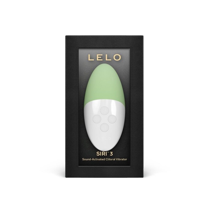 Музичний вібратор для клітора LELO SIRI 3 Green, вібрації в ритмі звуків без смартфона