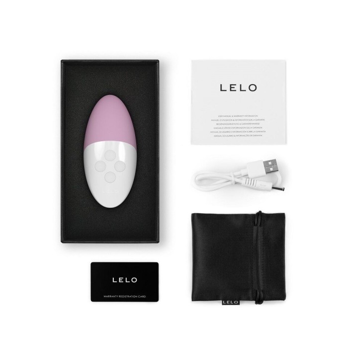 Музыкальный вибратор для клитора LELO SIRI 3 Soft Pink, вибрации в ритме звуков без смартфона