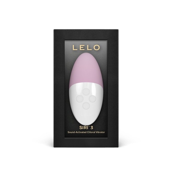 Музыкальный вибратор для клитора LELO SIRI 3 Soft Pink, вибрации в ритме звуков без смартфона