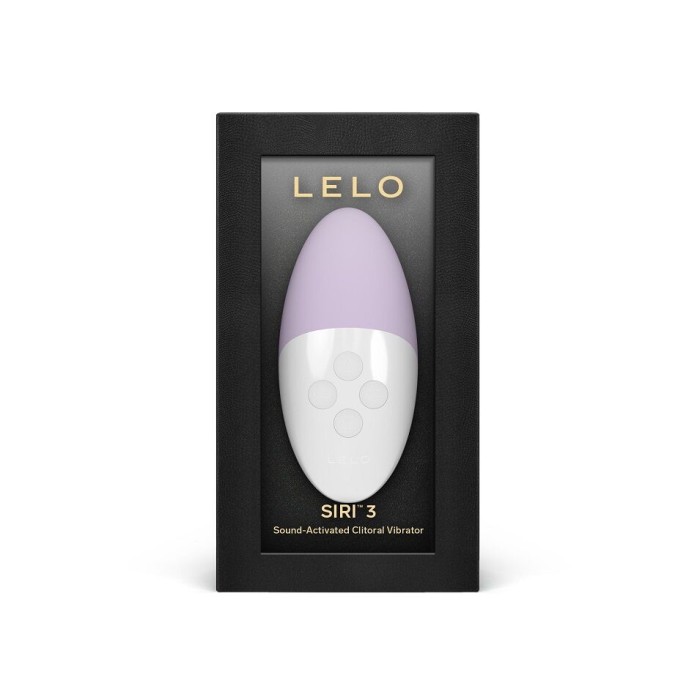 Музыкальный вибратор для клитора LELO SIRI 3 Calm Lavender, вибрации в ритме звуков без смартфона