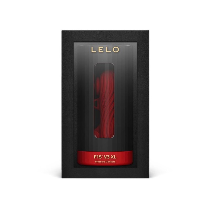 Смарт-мастурбатор LELO F1S V3 XL Red, збільшений, 2 мотори, 8 режимів, стимуляція звуковими хвилями