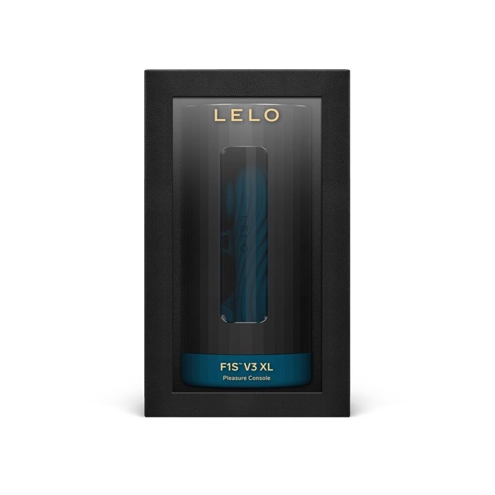 Смарт-мастурбатор LELO F1S V3 XL Teal, збільшений, 2 мотори, 8 режимів, стимуляція звуковими хвилями