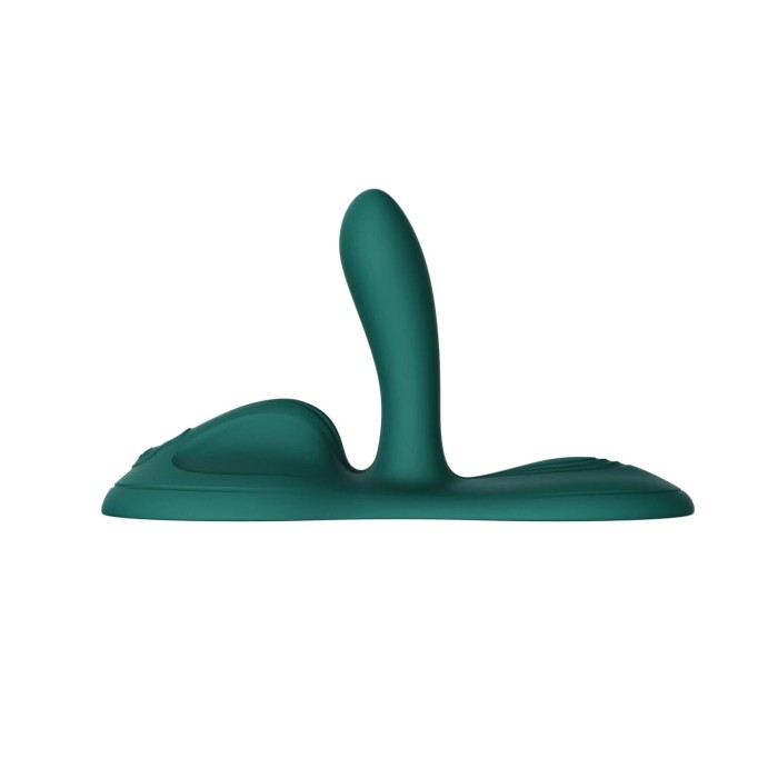 Sit-on-top смарт-вибратор Zalo – Flora Smart Vibrating Pad Turquoise Green, 9 моторов