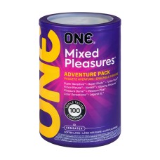 Набор презервативов ONE Mixed Pleasures, 100 шт, 10 видов, упаковка-тубус