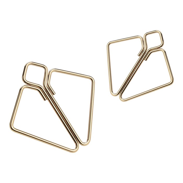 Зажимы для сосков с тяжелой подвеской LOCKINK Nipple Clamps with Heavy Pendant - Golden