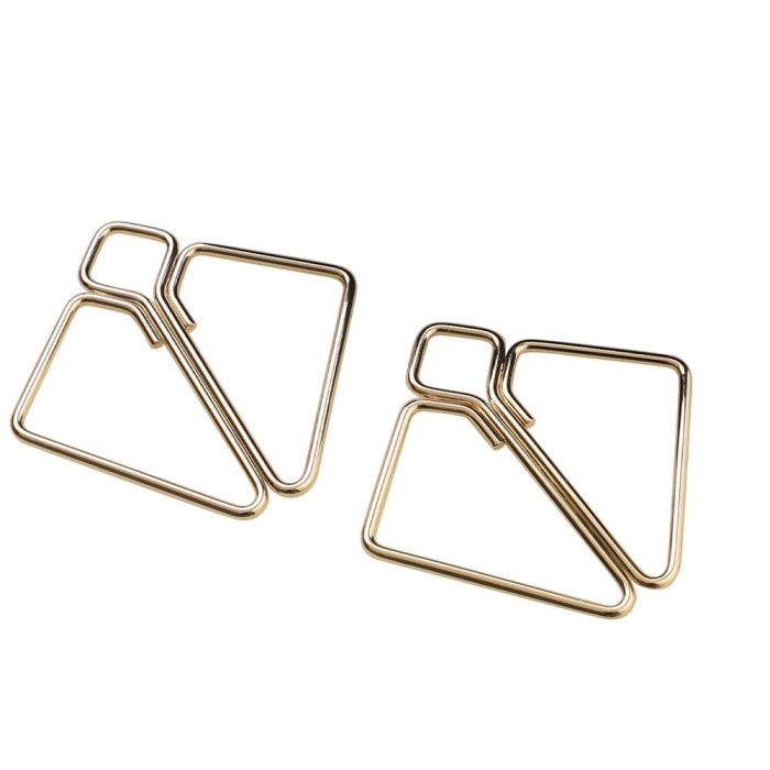 Зажимы для сосков с тяжелой подвеской LOCKINK Nipple Clamps with Heavy Pendant - Golden