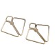 Зажимы для сосков с тяжелой подвеской LOCKINK Nipple Clamps with Heavy Pendant - Golden