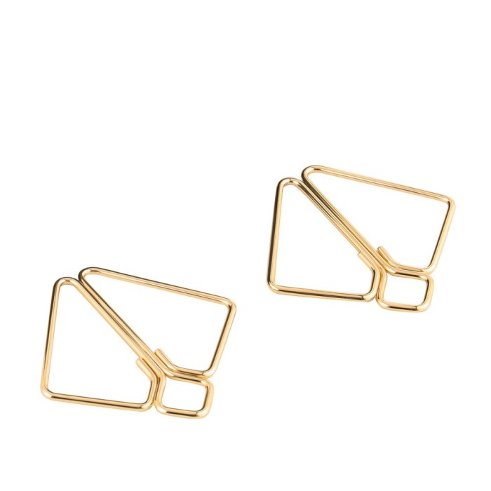 Зажимы для сосков с тяжелой подвеской LOCKINK Nipple Clamps with Heavy Pendant - Golden