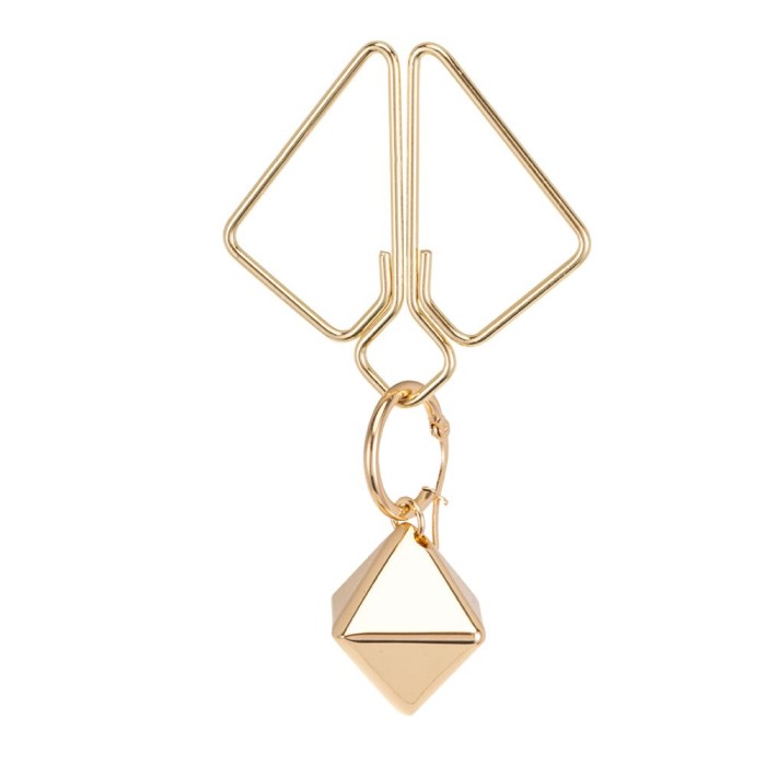 Зажимы для сосков с тяжелой подвеской LOCKINK Nipple Clamps with Heavy Pendant - Golden
