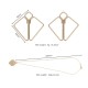 Зажимы для сосков с тяжелой подвеской LOCKINK Nipple Clamps with Heavy Pendant - Golden