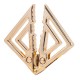 Зажимы для сосков с легкой подвеской LOCKINK Adjustable Nipple Clamps with Light Pendant - Golden