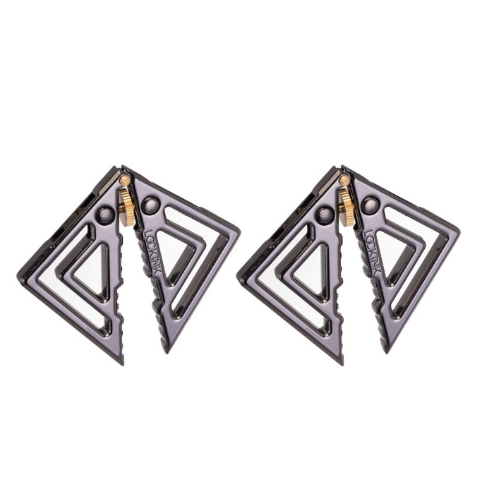 Зажимы для сосков с легкой подвеской LOCKINK Adjustable Nipple Clamps with Light Pendant - Grey
