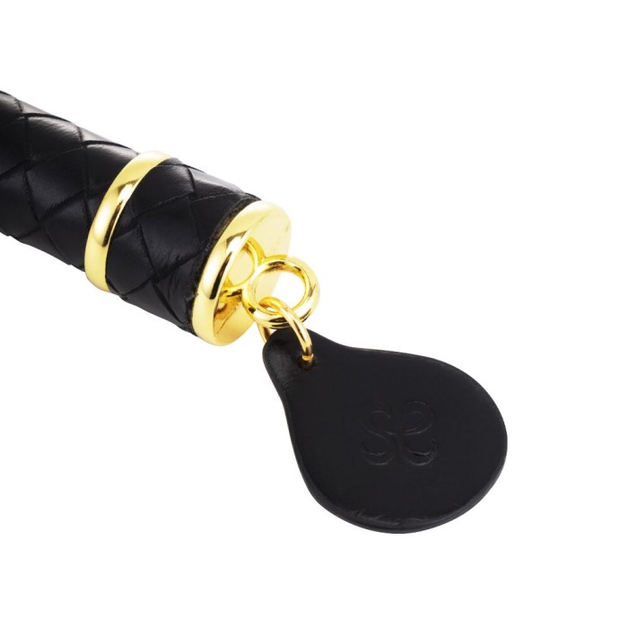 Флоггер LOCKINK SEVANDA Red & Black Braided Tail Flogger