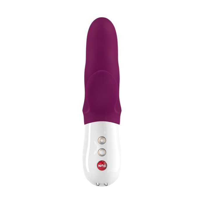 Вибратор-кролик Fun Factory MISS BI grape/white, 2 независимых мотора, диаметр 4,2 см