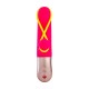 Мини вибратор-кролик со стимулирующей лентой Fun Factory AMORINO pink/neon yellow, лента съемная