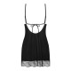 Пеньюар і трусики Obsessive Lobellis chemise & thong XL/2XL