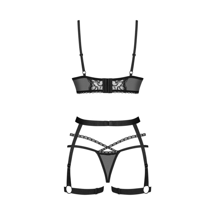 Комплект Obsessive Blomentis 3-pcs set XL/2XL