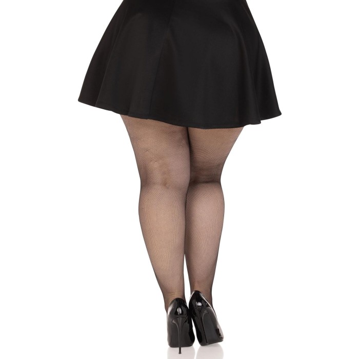Чулки Leg Avenue Spandex micro net tights Black 1X/2X