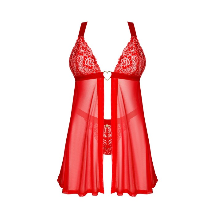 Бэби-долл Obsessive Elianes babydoll & thong XS/S