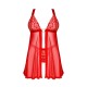 Бэби-долл Obsessive Elianes babydoll & thong XL/2XL