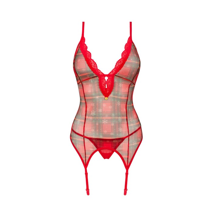 Корсет Obsessive Jollymore corset XL/2XL