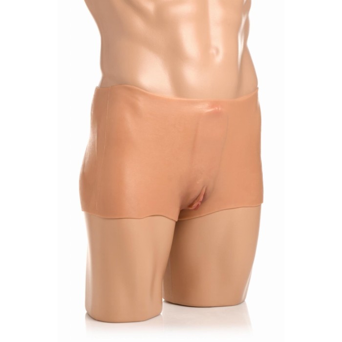 Накладная вагина Master Series Silicone Vagina + Butt Panties - Small