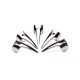 Набор колец с когтями Master Series Five-Piece Sensation Claw Rings - Silver