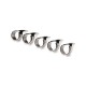 Набор колец с когтями Master Series Five-Piece Sensation Claw Rings - Silver (мятая упаковка!!!)