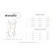 (SALE) Кружевные трусики-шортики Obsessive Idillia shorties black L/XL
